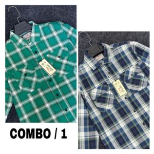 Double Pocket Check Shirt
Combo - 1